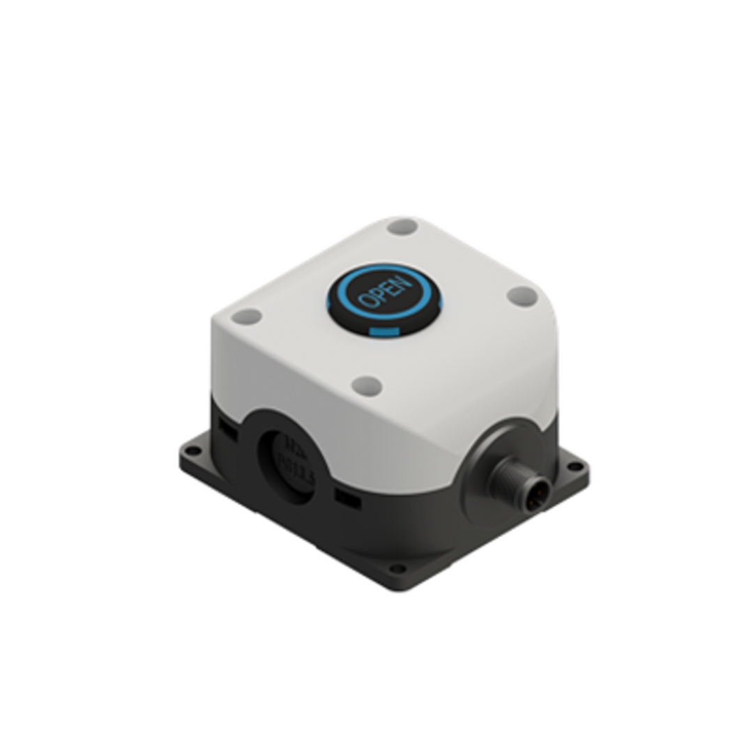 TieDex UK Momentary Control Station Switch - NO, Polycarbonate, Black, IP67, IP69K
