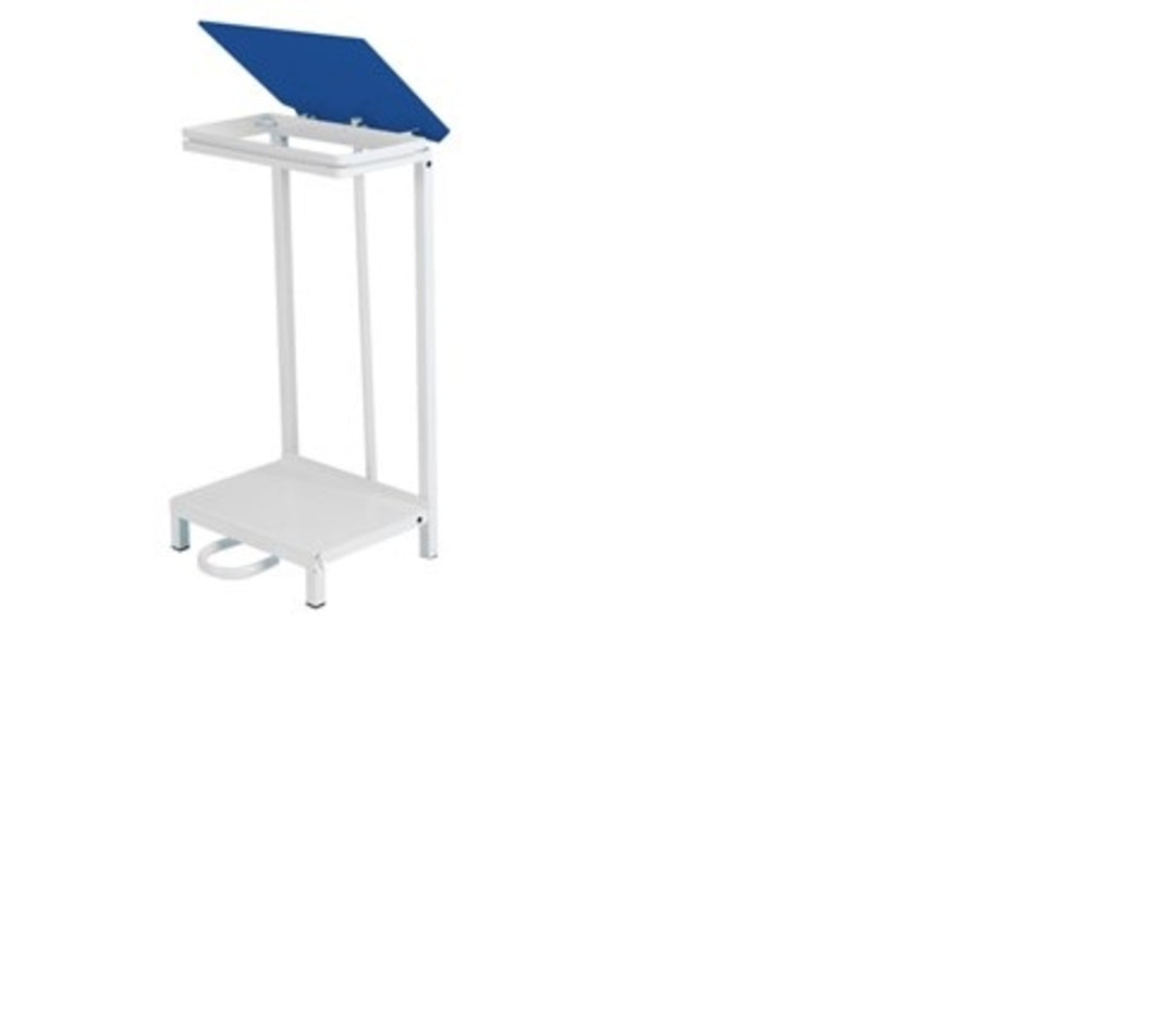 TieDex UK 92L Blue Pedal Steel Bin Bag Holder