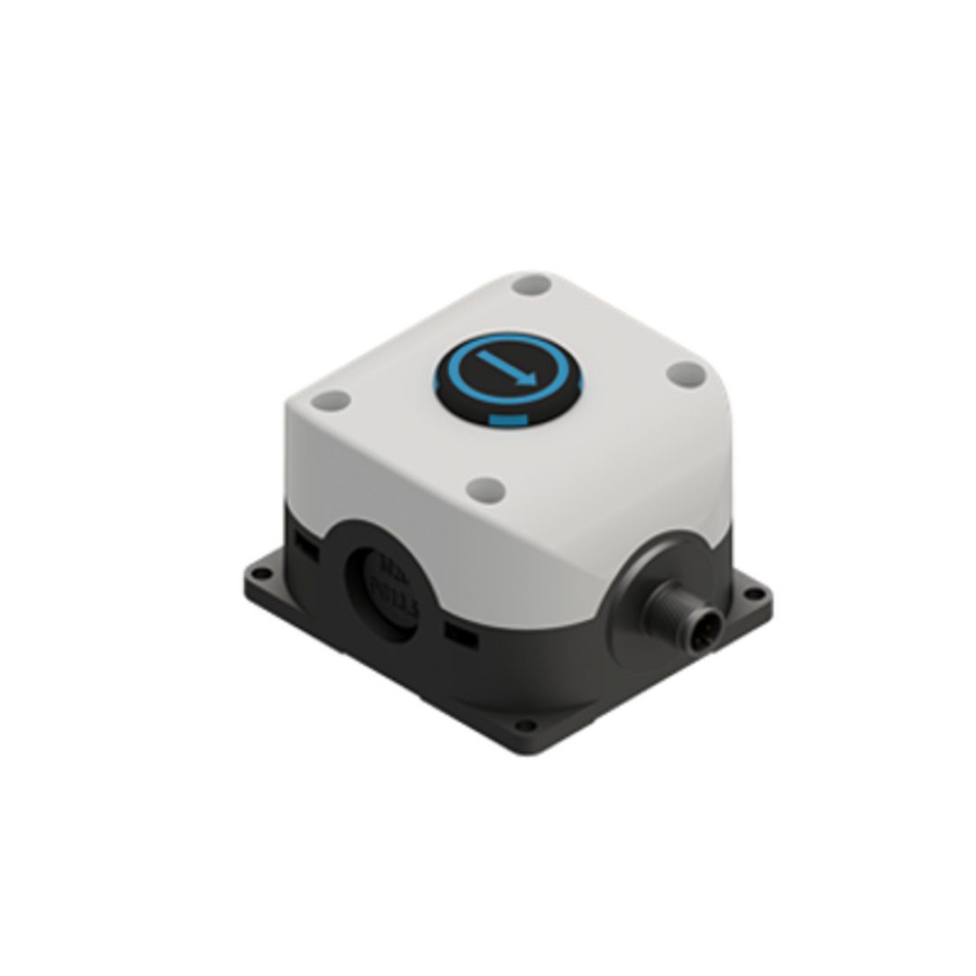 TieDex UK Momentary Control Station Switch - NO, Polycarbonate, Black, Arrow, IP67, IP69K