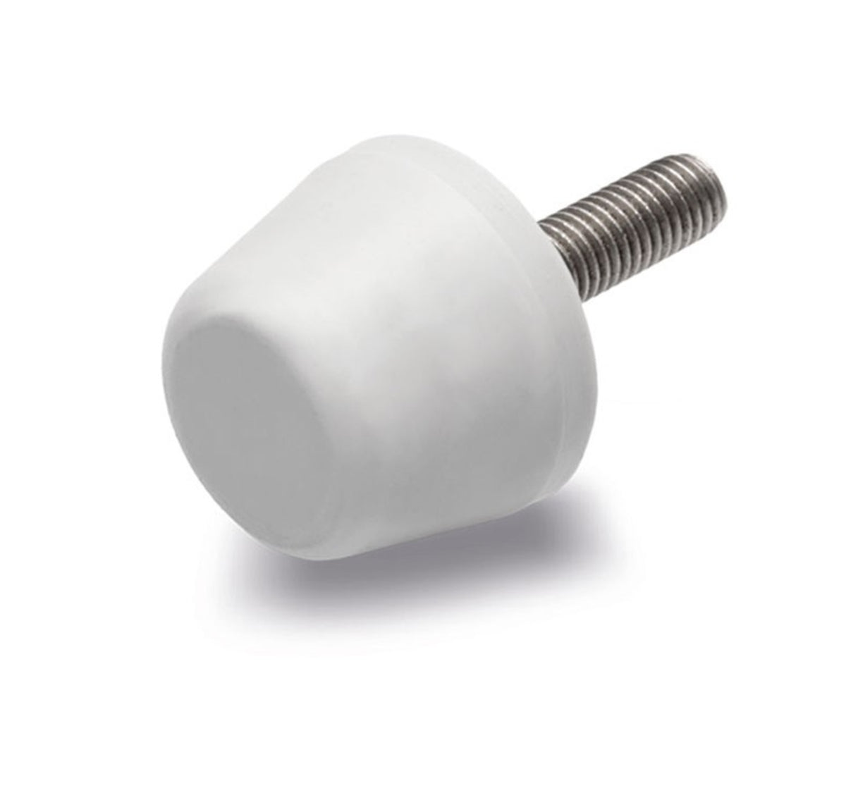 TieDex UK Conical M10 Anti-Vibration Mount, Male Buffer Foot, 38 mm OD, 55 mm H
