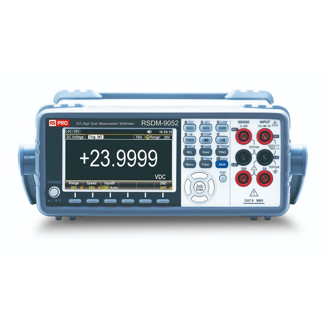 TieDex UK Digital Digital Multimeter True RMS, 10 A ac, 10 A dc, 750 V