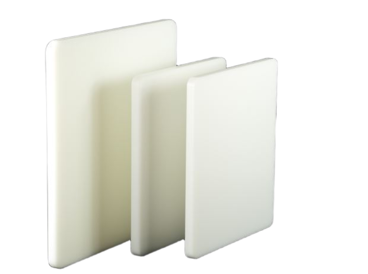TieDex UK White High Density Polyethylene Cutting Board, 950 mm x 950mm x 25 mm