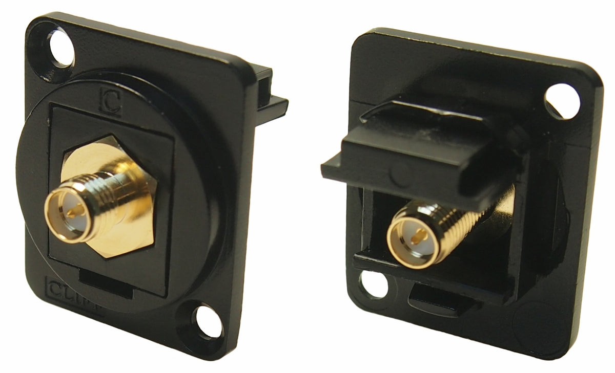 TieDex UK Connector Panel Female BNC, 50 Ω, Straight Body Plug-In