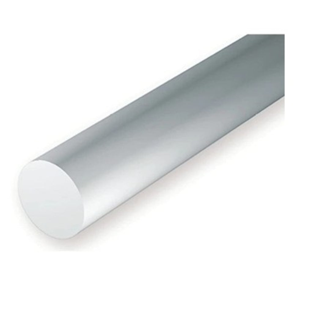 TieDex UK Aluminium Rod Round, 3.5in W, 3.5 in H, 1 m L
