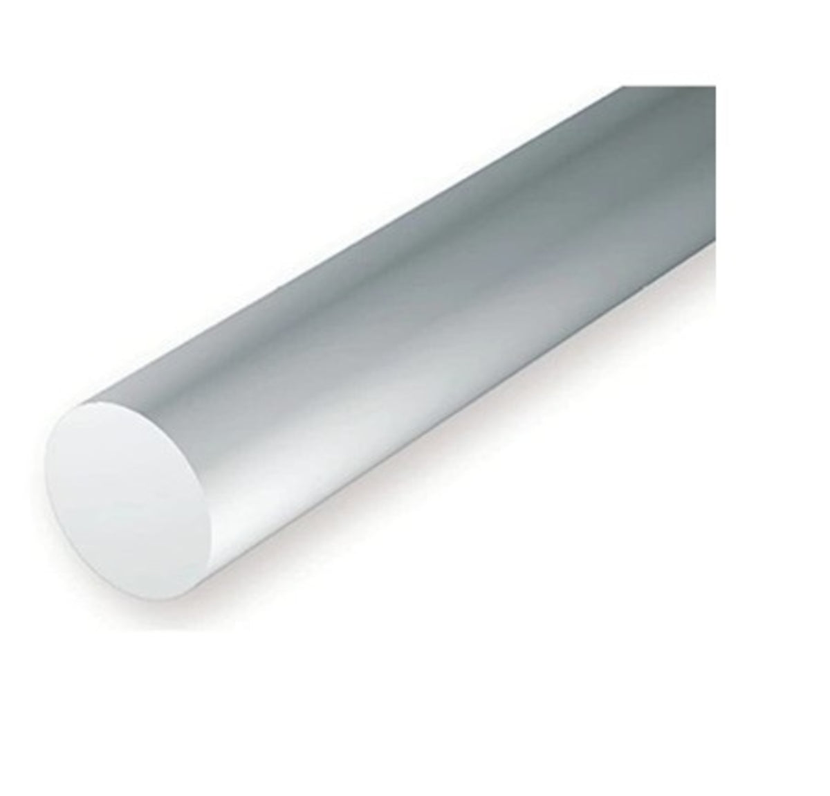 TieDex UK Aluminium Rod Round, 3.5in W, 3.5 in H, 1 m L
