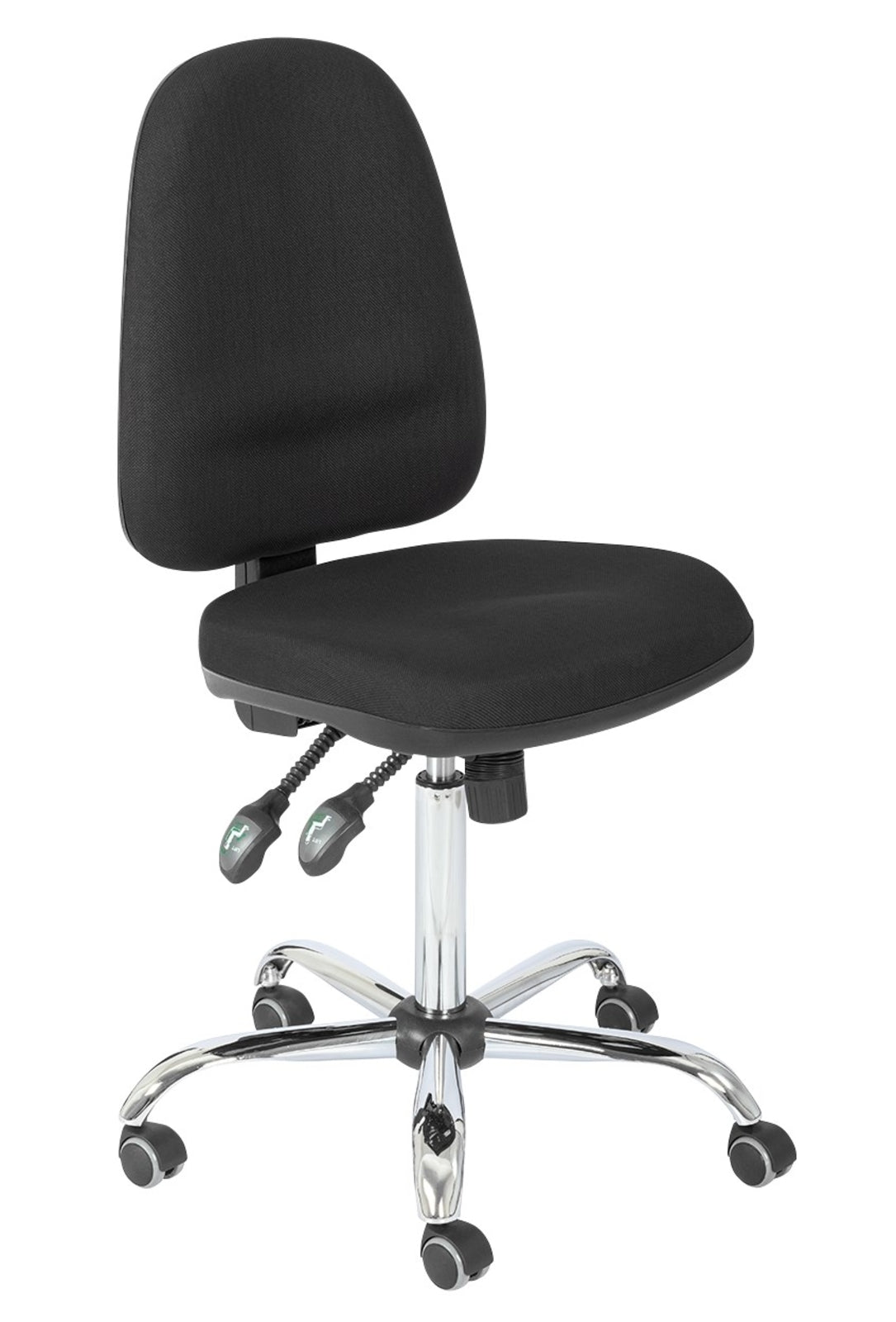 TieDex UK Black Foam Office Chair, 200 kg Weight Capacity