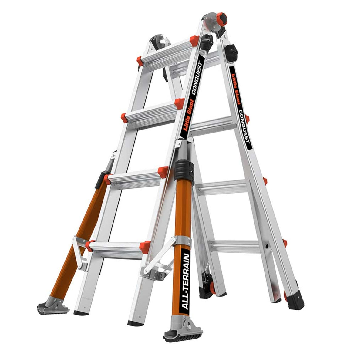 TieDex UK Aluminium Fibreglass Ladder 2 4550 mm