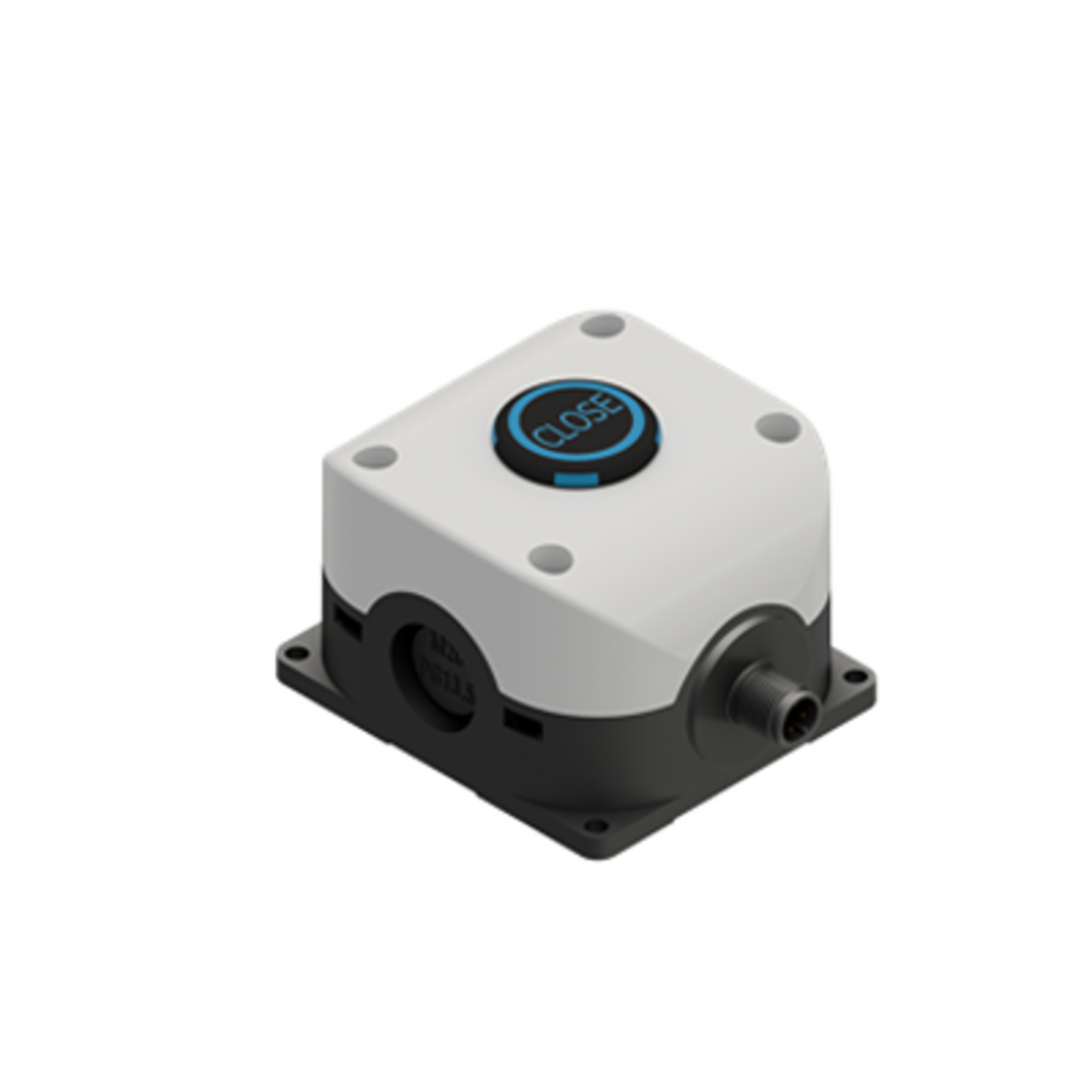 TieDex UK Momentary Control Station Switch - NO, Polycarbonate, Black, Close, IP67, IP69K