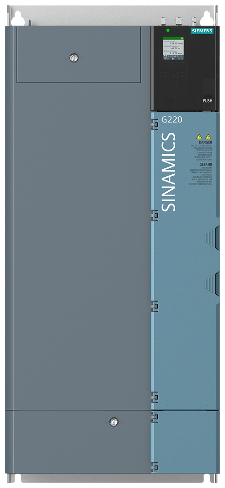 Siemens AC Motor Drive, 55 kW, 3 Phase, G220 Series 415V 180 A