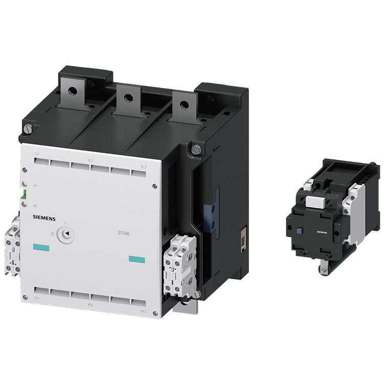 Siemens 3TF6 Contactor, 110V Coil, 3-Pole, 630 A, 335 kW 110V, 3 NO, 400V