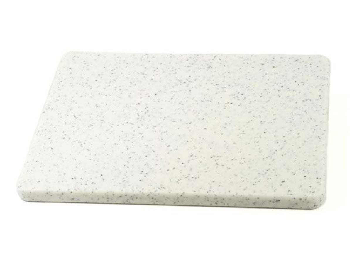 TieDex UK White High Density Polyethylene Cutting Board, 475 mm x 475mm x 12 mm