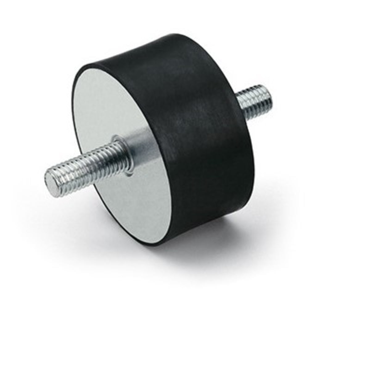 TieDex UK Cylindrical M16 Anti-Vibration Mount, Male Buffer Foot, 125 mm OD, 157 mm H