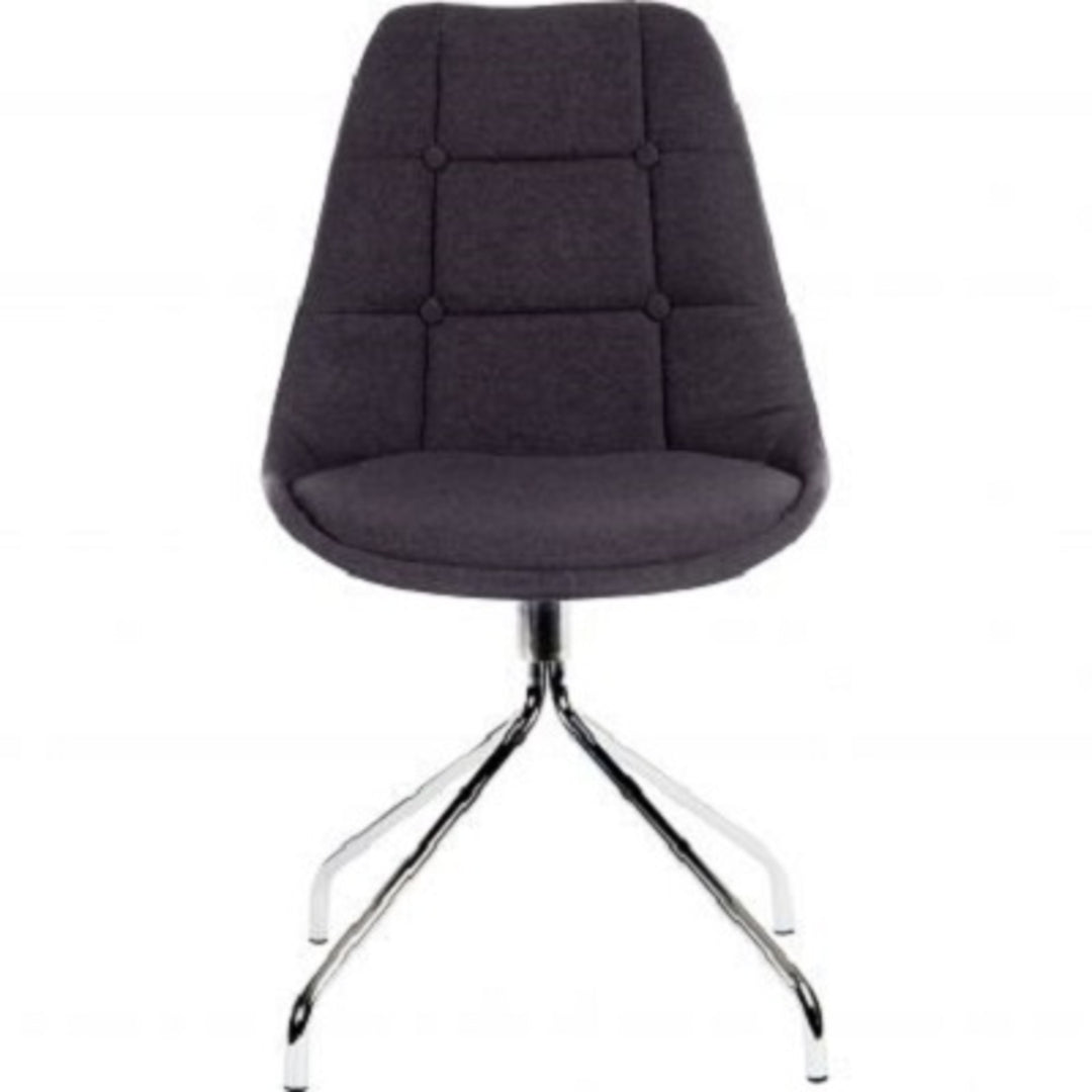 TieDex UK Graphite Fabric Office Chair, 90 kg Weight Capacity