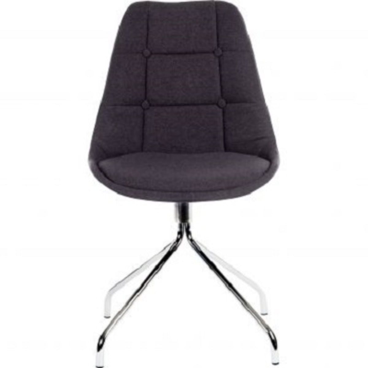 TieDex UK Graphite Fabric Office Chair, 90 kg Weight Capacity