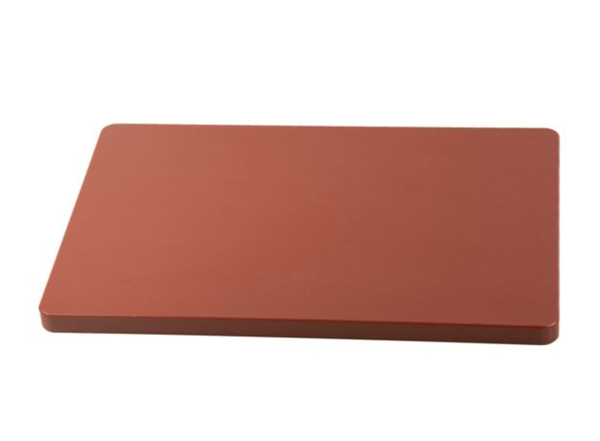 TieDex UK Brown High Density Polyethylene Cutting Board, 475 mm x 475mm x 20 mm