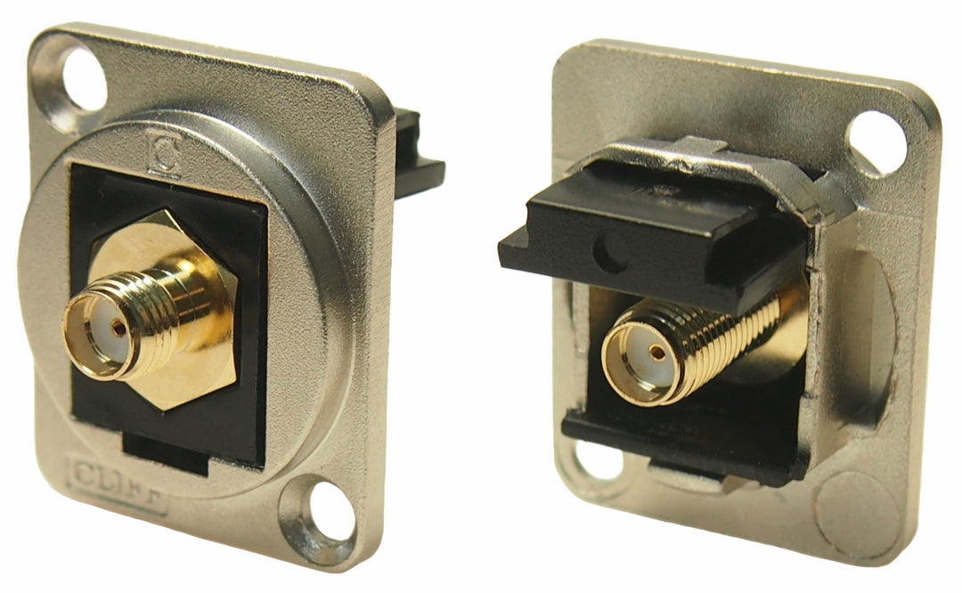 TieDex UK Coaxial Connector Panel Female SMA, 50 Ω, Straight Body Plug-In