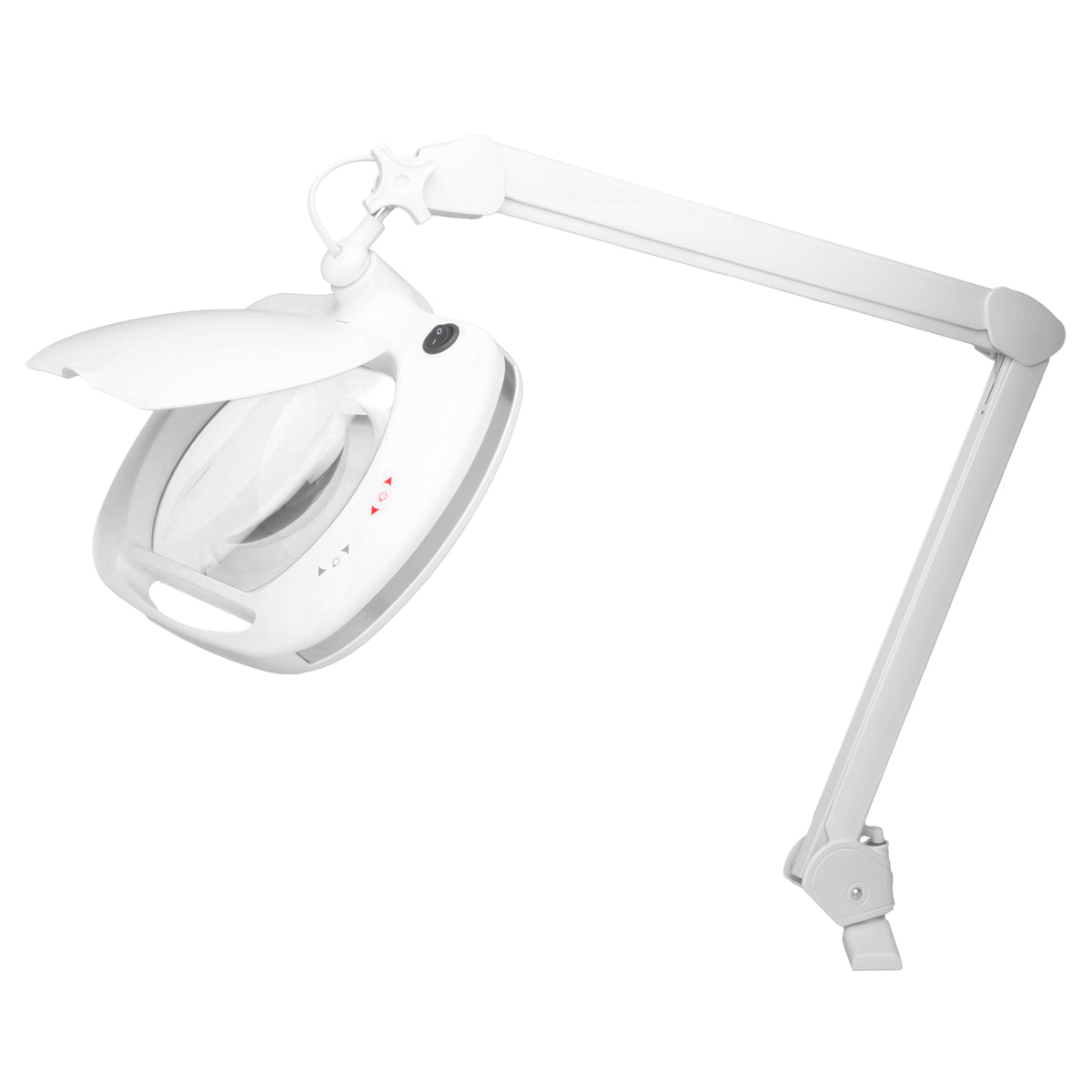 TieDex UK LED Magnifying Lamp with Table Clamp Mount, 3dpt, 175 mm Lens Dia., 180 X 150 mm Lens