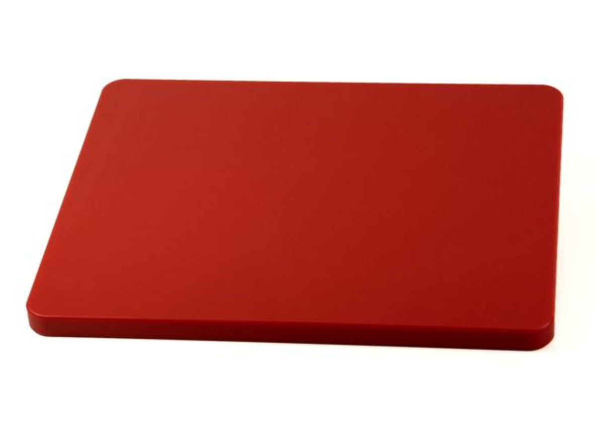 TieDex UK Red High Density Polyethylene Cutting Board, 950 mm x 950mm x 12 mm