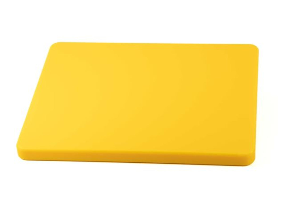 TieDex UK Yellow High Density Polyethylene Cutting Board, 950 mm x 950mm x 25 mm