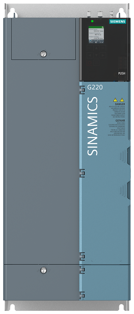 Siemens AC Motor Drive, 45 kW, 3 Phase, G220 Series 415V 150 A