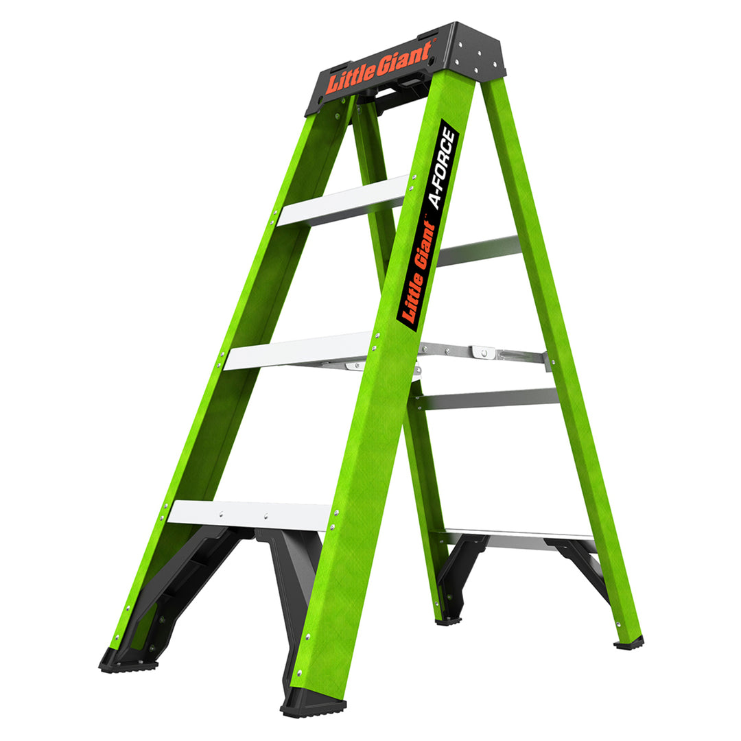 TieDex UK Aluminium 4 steps Step Ladder, 1.143 m open length
