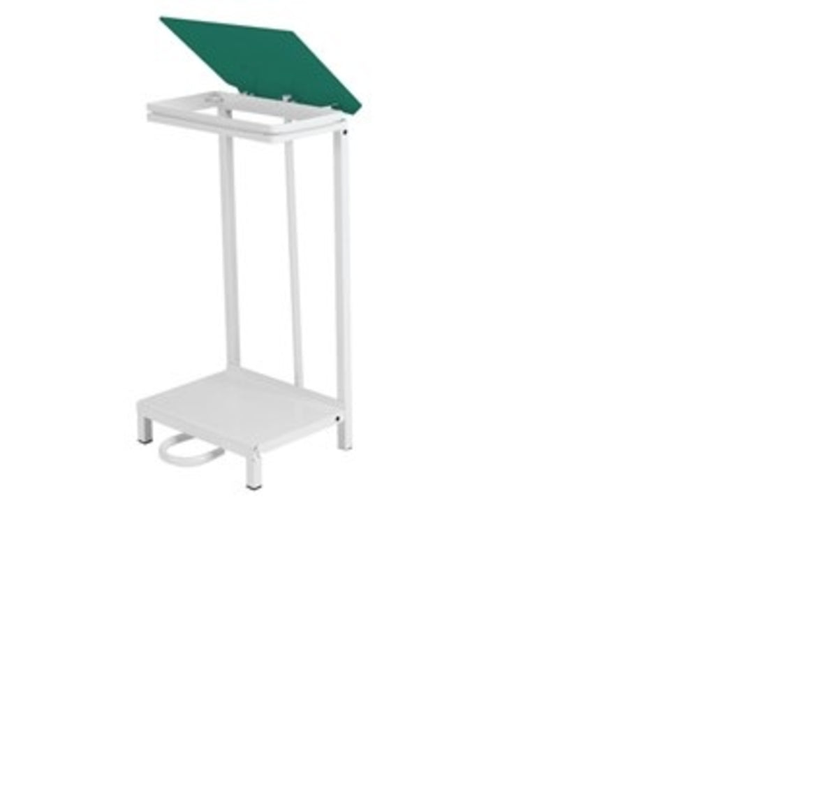 TieDex UK 92L Green Pedal Steel Bin Bag Holder