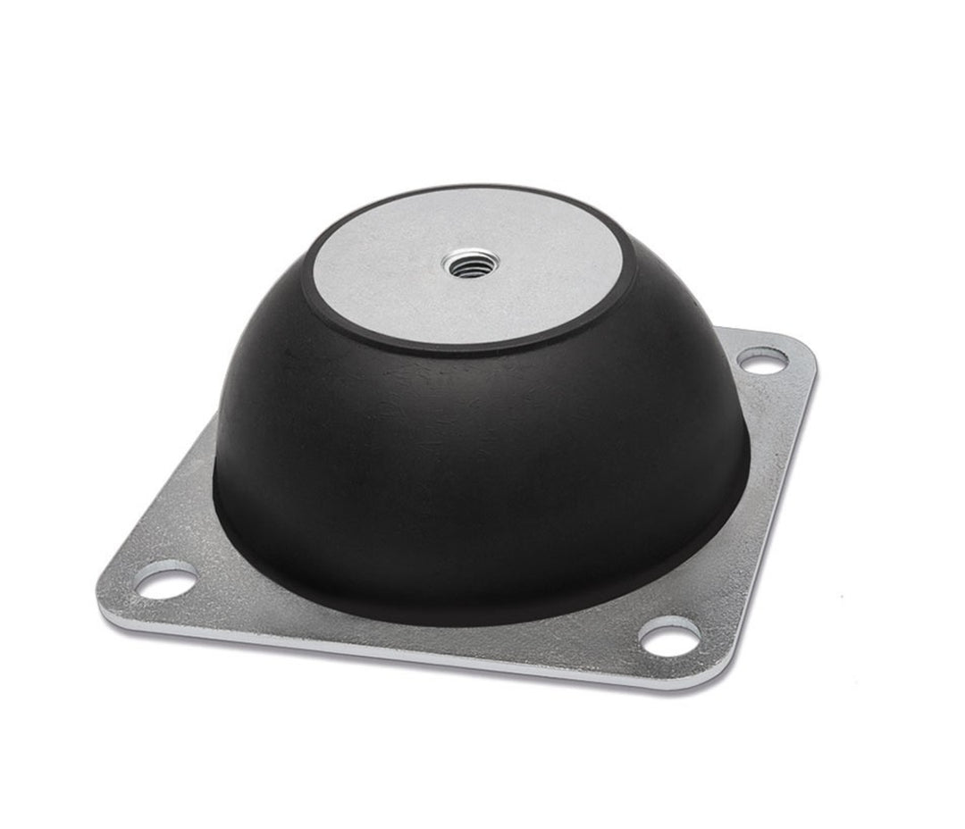 TieDex UK Oval M24 Anti-Vibration Mount, Flange, 186 mm OD, 310 mm H