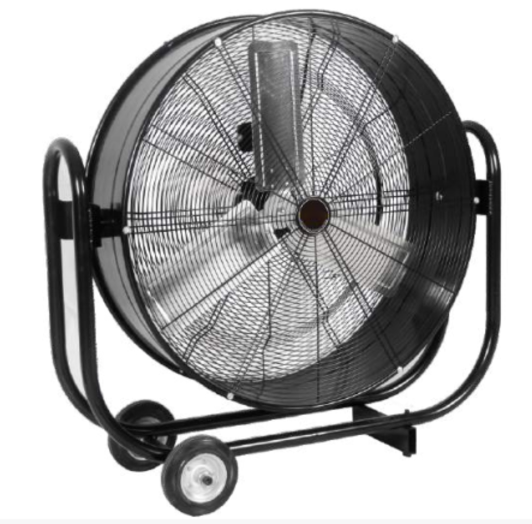 TieDex UK 750 mm blade diameter Floor Fan 258.3 m³/min 3 speed 230V with plug: Type G - British 3-Pin