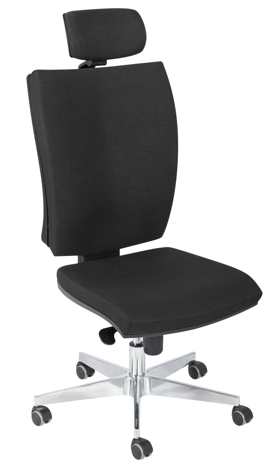 TieDex UK Black Foam Office Chair, 200 kg Weight Capacity