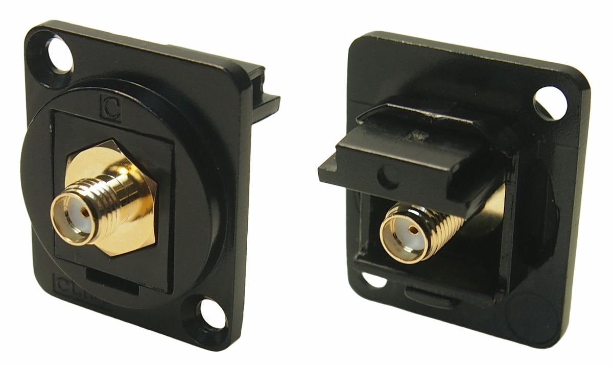 TieDex UK Connector Panel Female SMA, 50 Ω, Straight Body Plug-In
