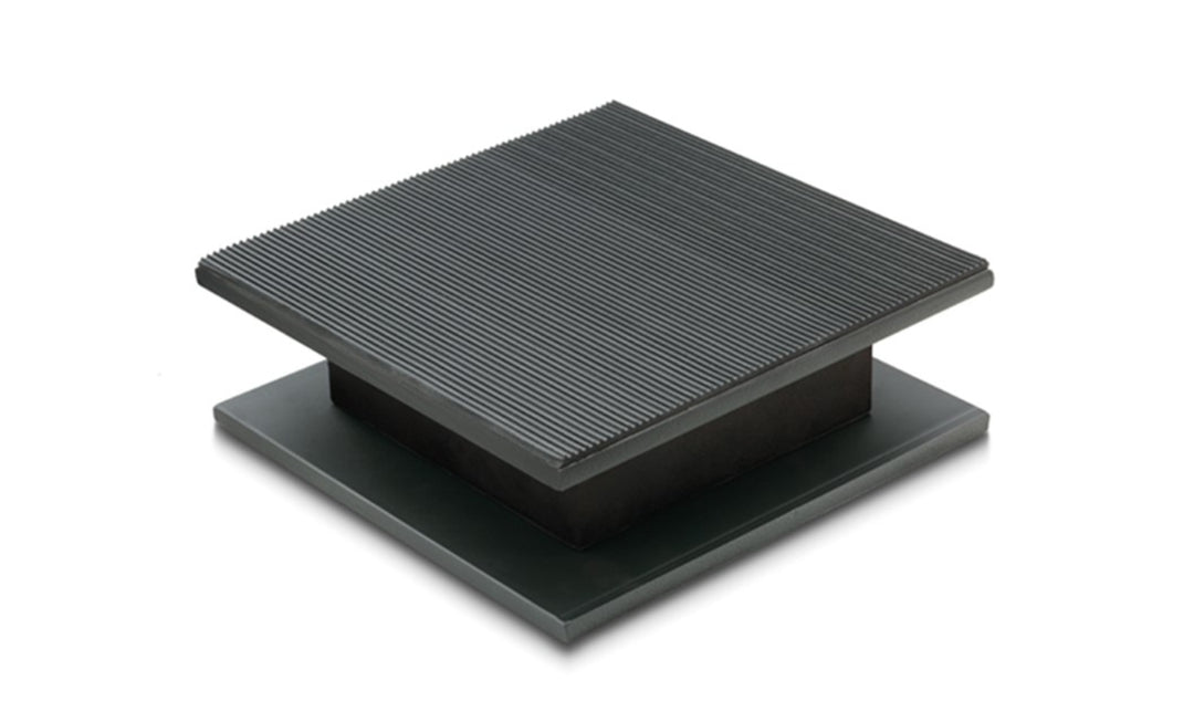 TieDex UK Rectangular M16 Base, Damper with 23000 N Compression, 122 mm H