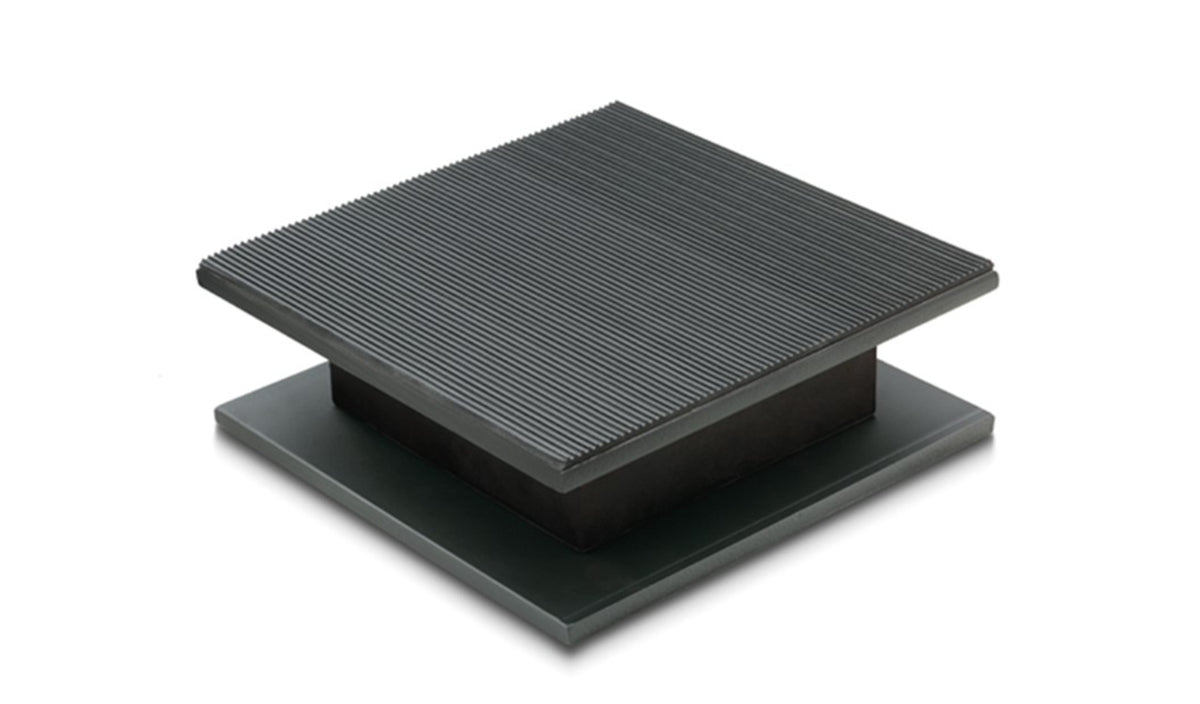 TieDex UK Rectangular M16 Base, Damper with 23000 N Compression, 122 mm H