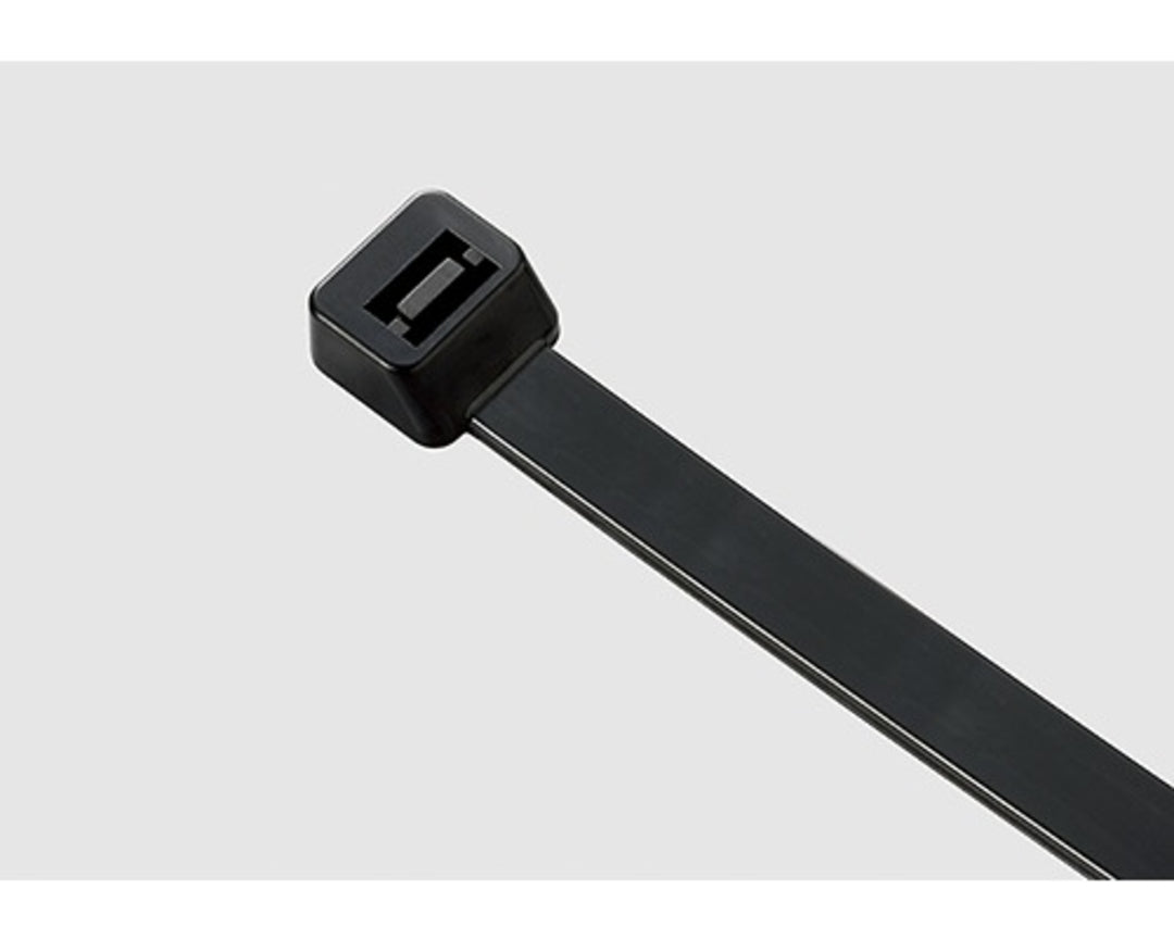 TieDex UK Cable Tie, Non-Releasable, 1.5 m x 9mm, Black Nylon