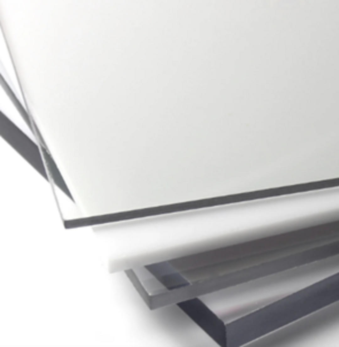 TieDex UK Black Acrylic, Polycarbonate Sheets, 1 m x 1m x 5 mm