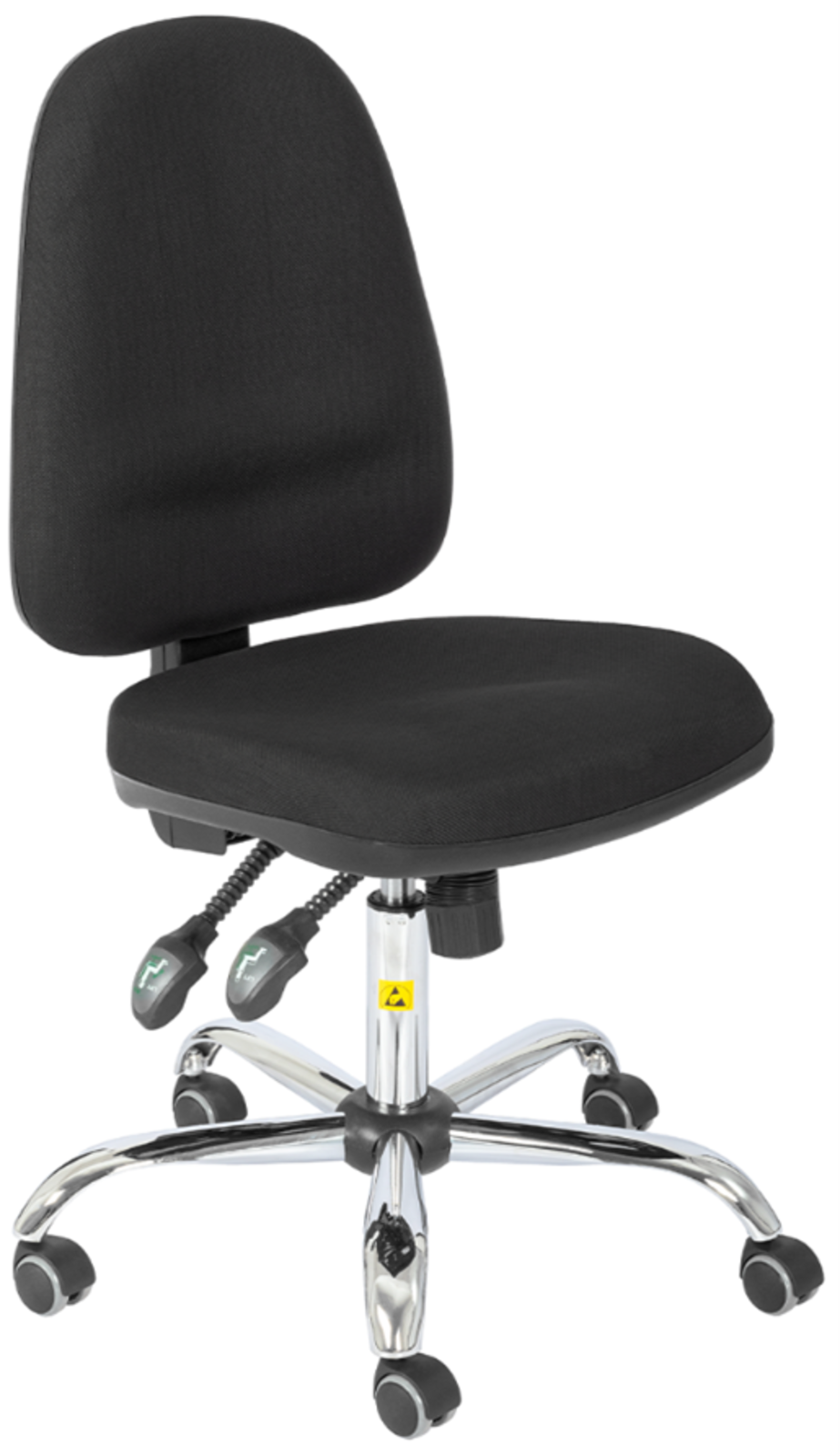 TieDex UK Black Foam Desk Chair, 120 kg Weight Capacity