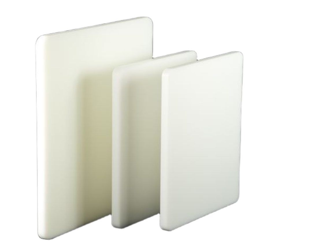 TieDex UK White High Density Polyethylene Cutting Board, 950 mm x 950mm x 20 mm