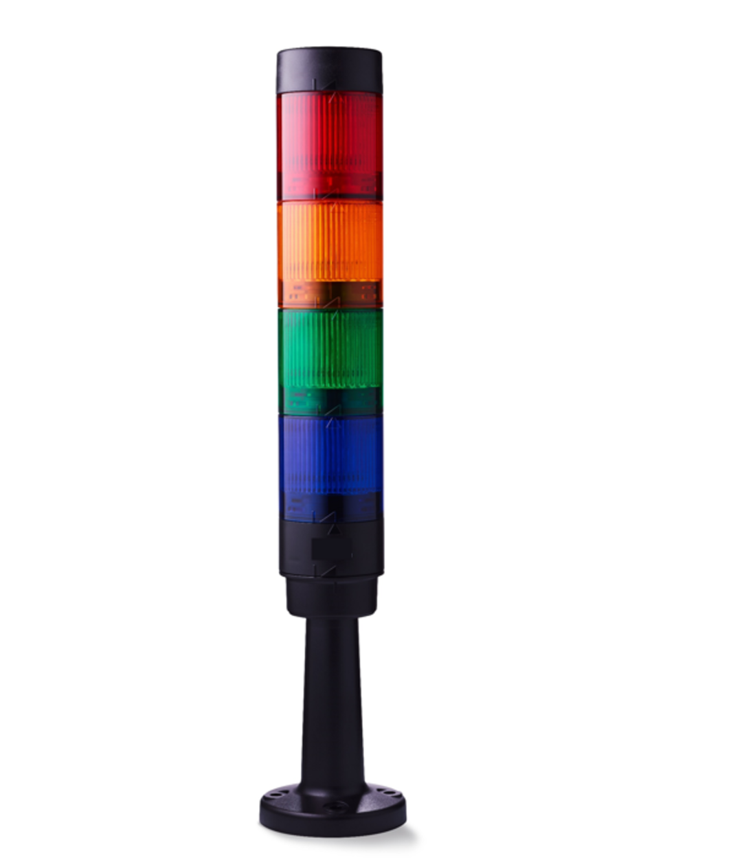 TieDex UK Amber, Blue, Green, Red Beacon Tower, 4 Lights 24V dc Screw