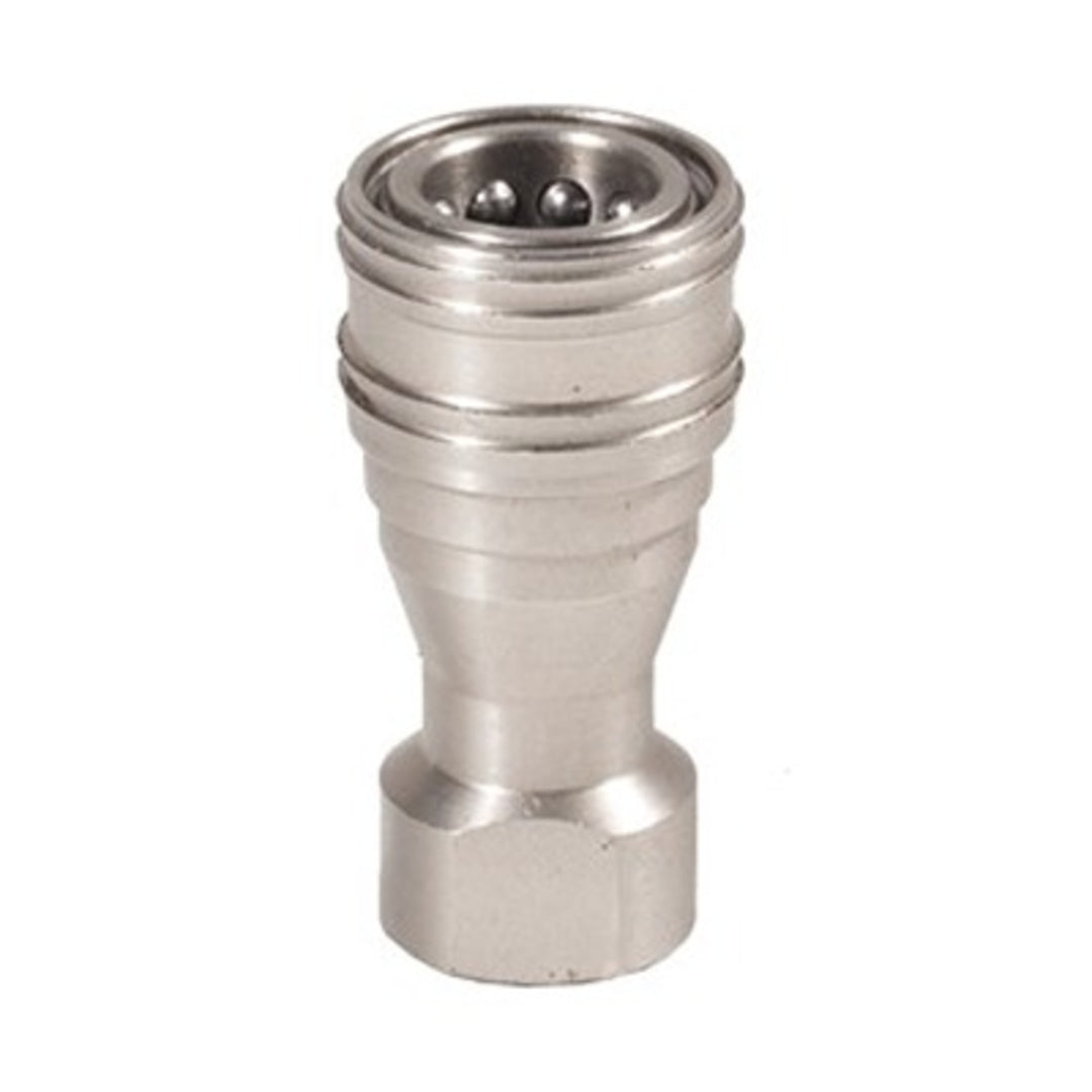 TieDex UK 303 Stainless Steel Hydraulic Quick Connect Coupling Female G 1/2 in, 290 Bar
