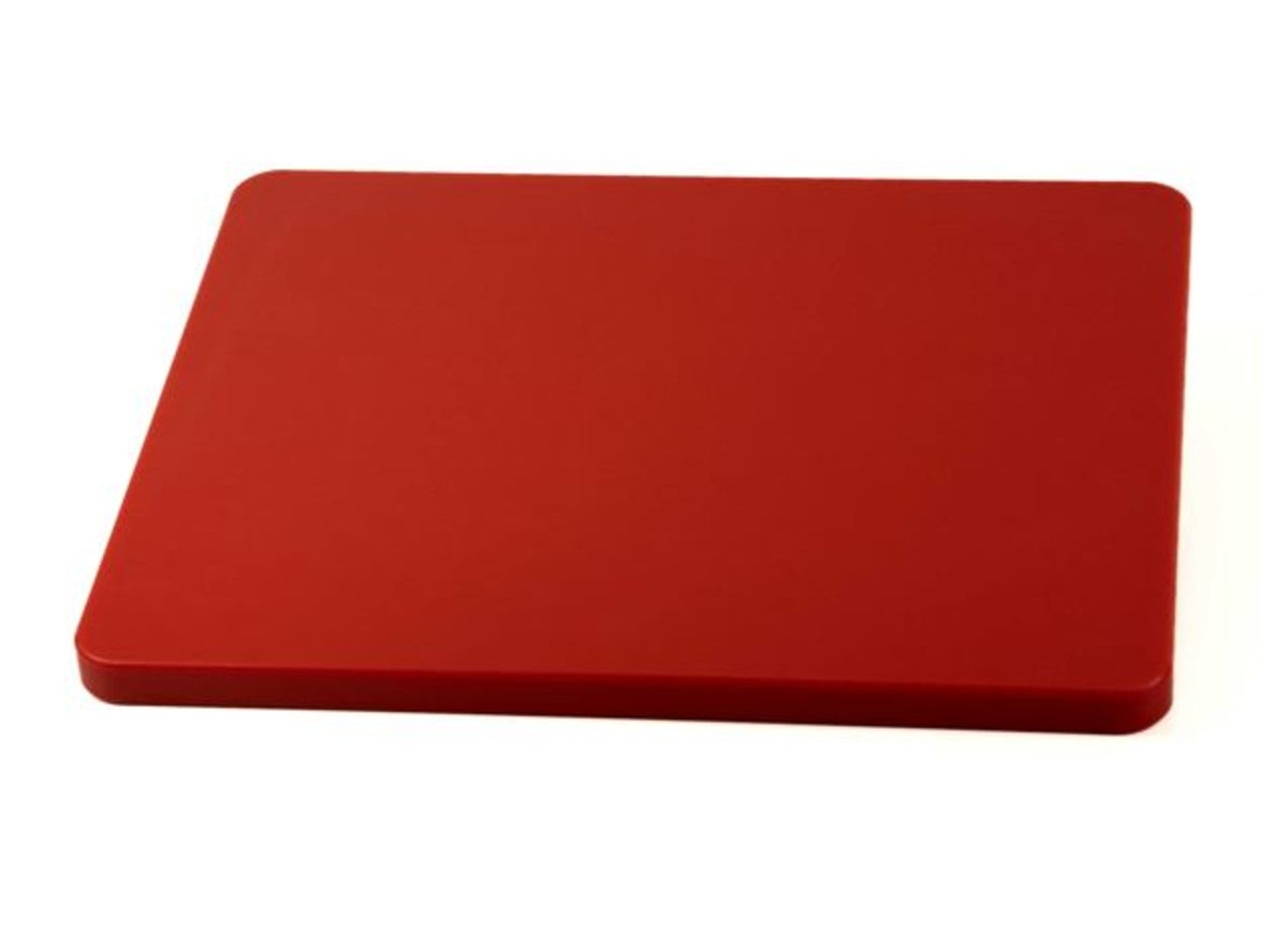 TieDex UK Red High Density Polyethylene Cutting Board, 475 mm x 475mm x 25 mm