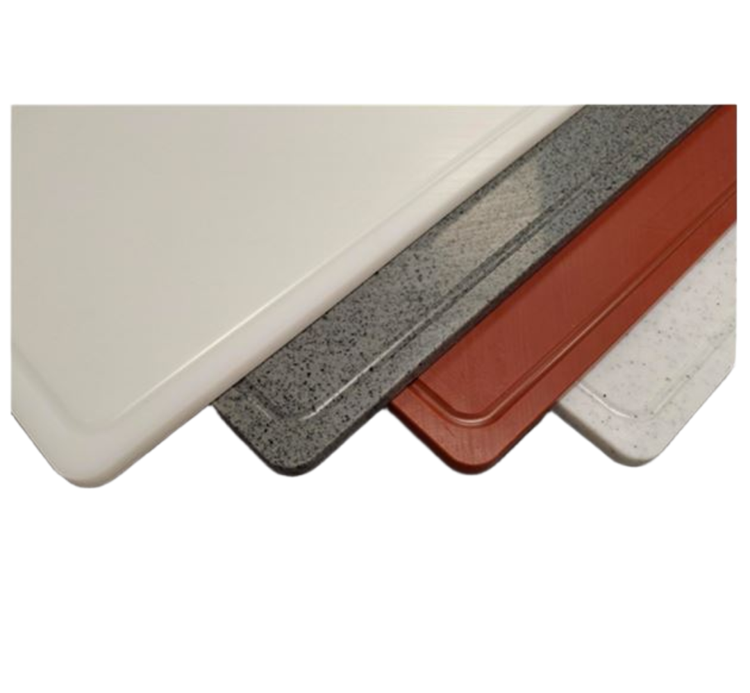 TieDex UK Yellow High Density Polyethylene Cutting Board, 950 mm x 950mm x 25 mm