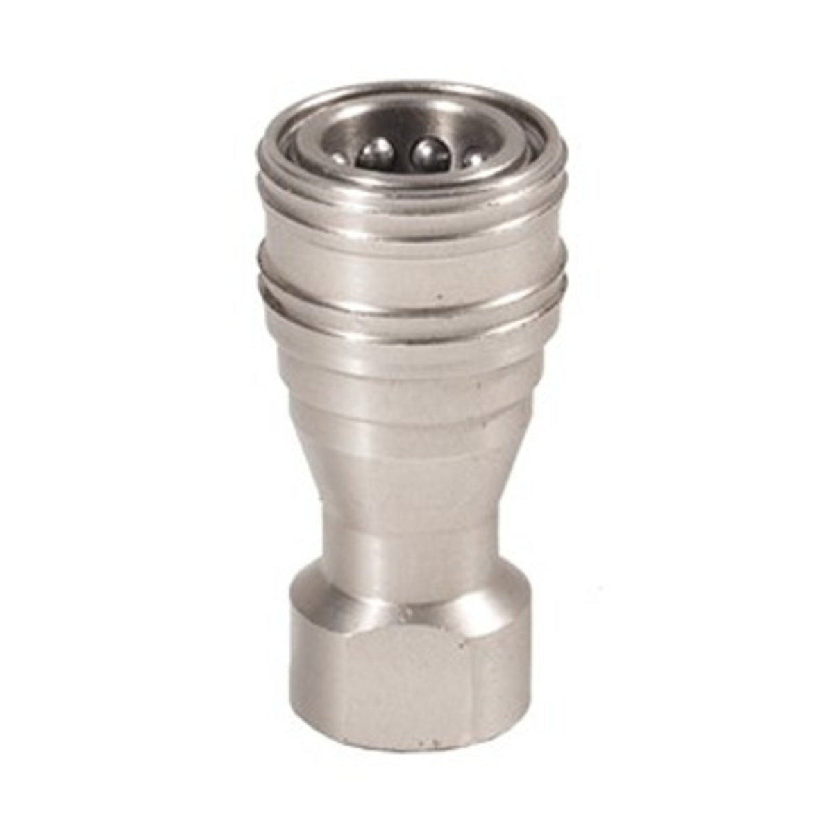TieDex UK 303 Stainless Steel Hydraulic Quick Connect Coupling Female G 3/4 in, 250 Bar