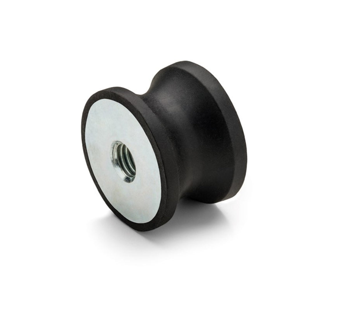 TieDex UK Bobbin Shaped M16 Anti-Vibration Mount, Female to Female Bobbin, 95 mm OD, 75 mm H