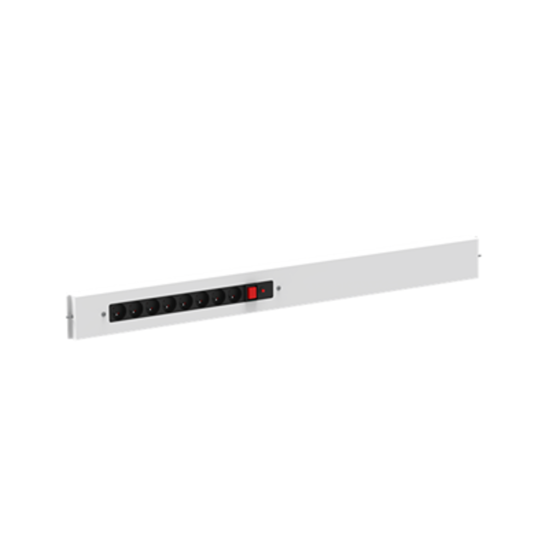 TieDex UK, 16A, 230V 6 Gang Workbench Accessory Schuko Surge Protection