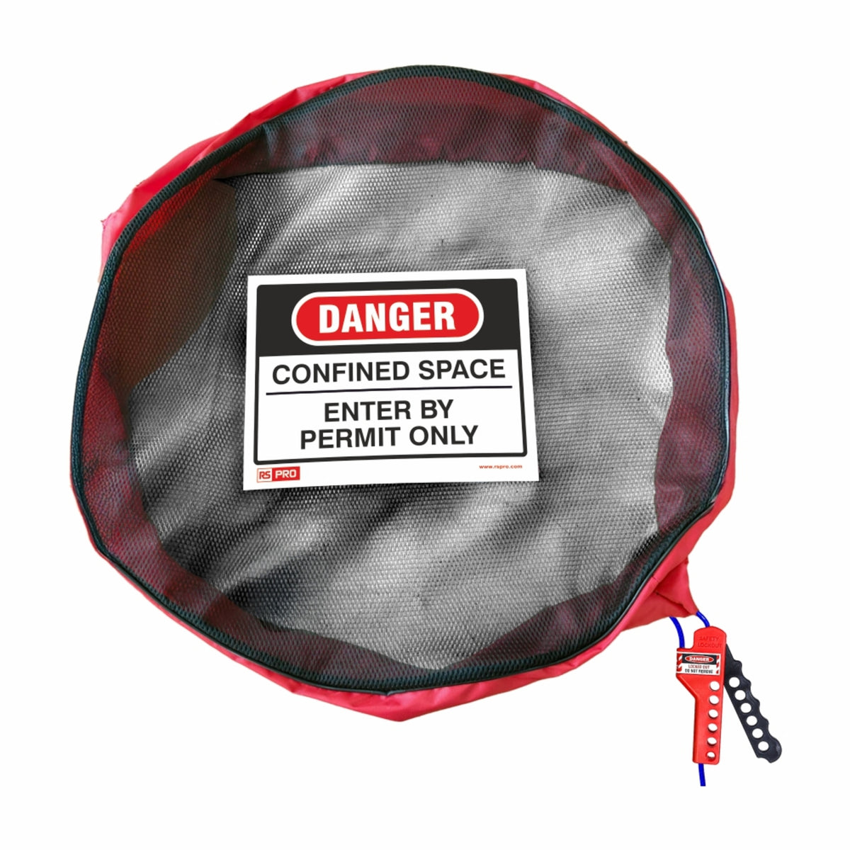 TieDex UK Black, Red Cover ABS, Nylon Cover