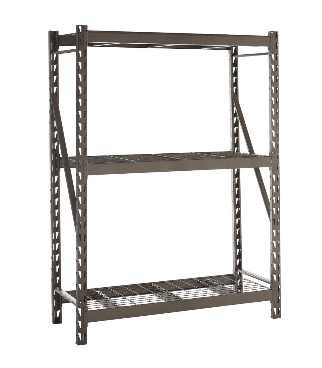 TieDex UK Black 3 Shelf Steel Shelving Unit, 1.98 m x 1.5m, 610 mm, 650 kg Load