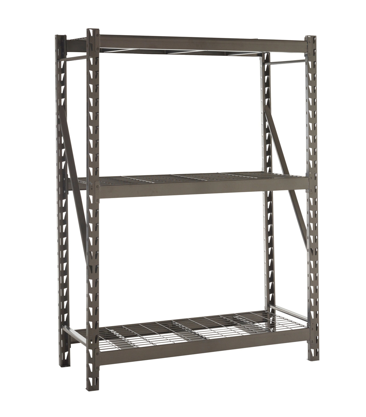 TieDex UK Black 3 Shelf Steel Shelving Unit, 1.98 m x 1.5m, 610 mm, 650 kg Load