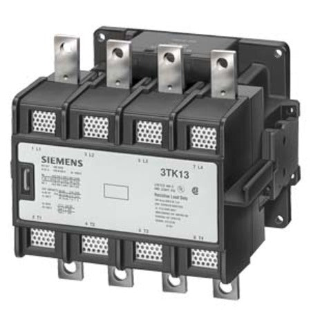Siemens 3TK17 Contactor, 240V ac Coil, 4-Pole, 1000 A, 655 kW 240V ac, 4 NO, 400V