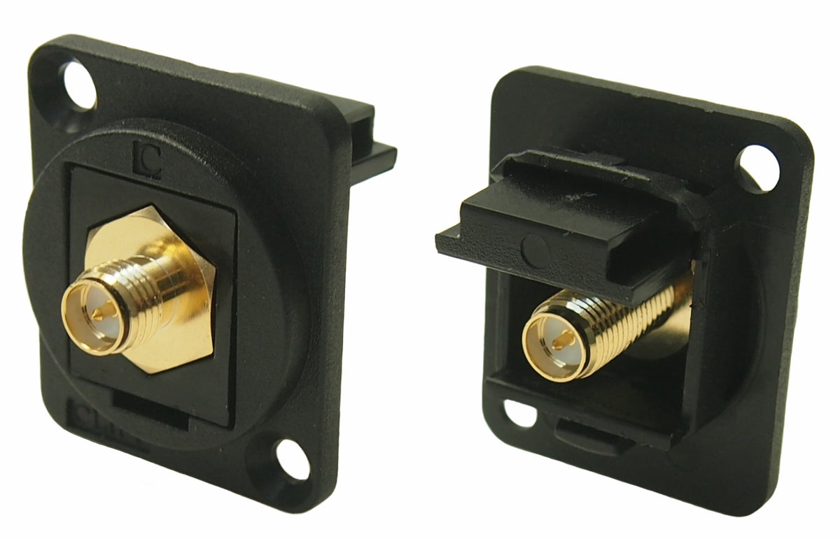 TieDex UK Connector Panel Female BNC, 50 Ω, Straight Body Panel Mount