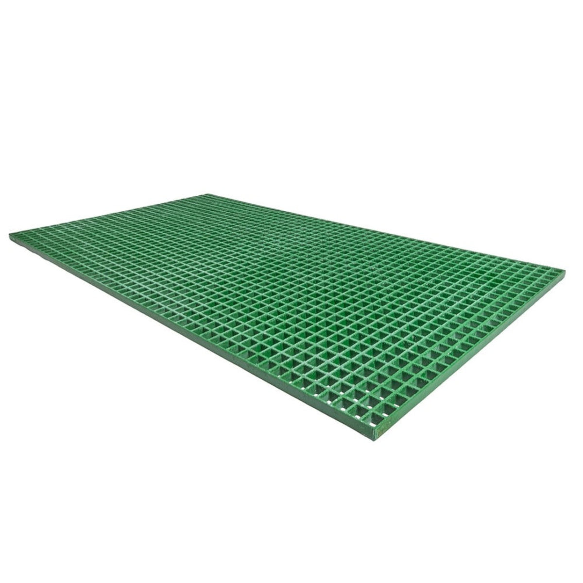 TieDex UK Green Anti-Slip Floor Mat Glass Reinforced Plastic Floor Mat Grit Finish 2 m x 1m x 38 mm