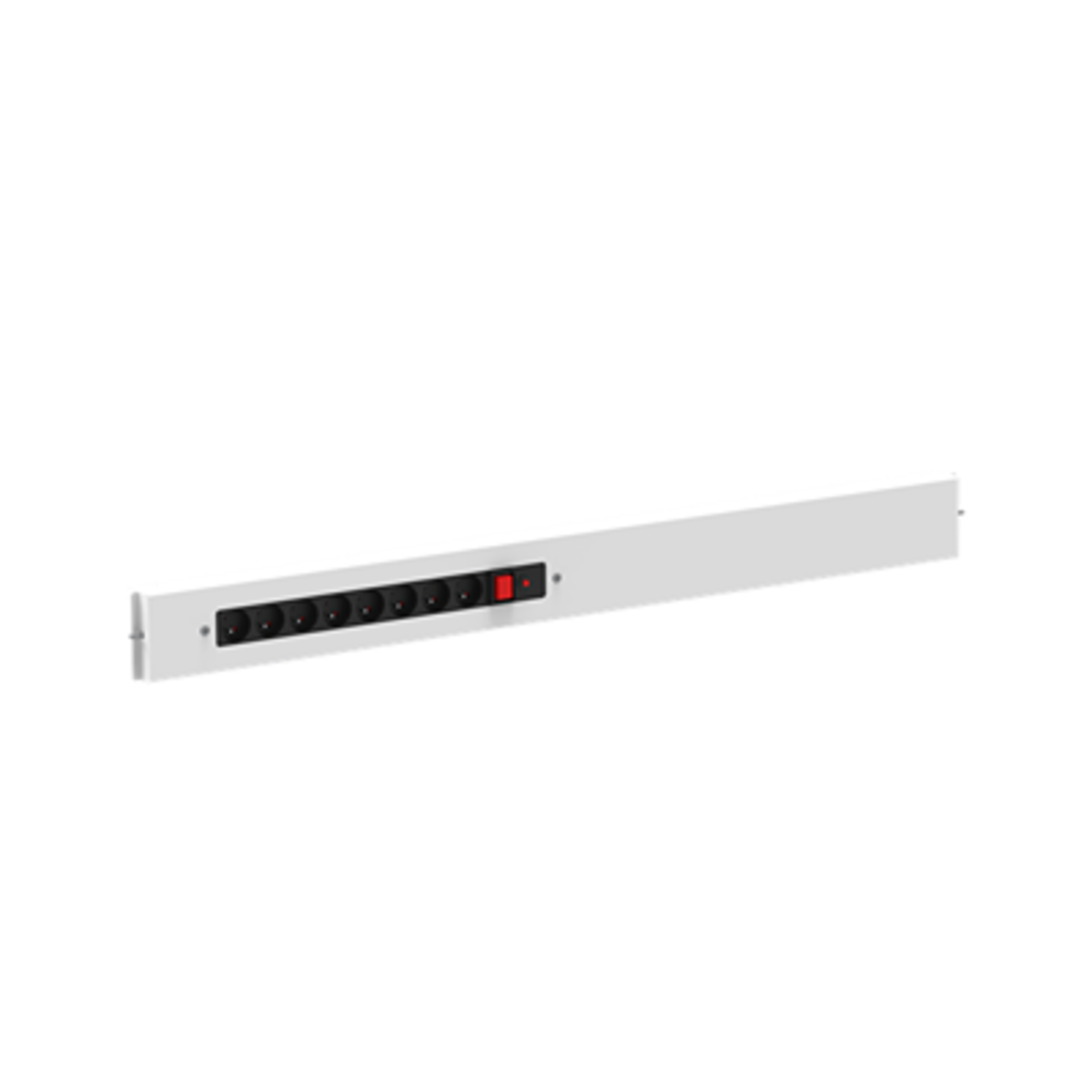 TieDex UK, 16A, 230V 8 Gang Workbench Accessory Type E - French Surge Protection